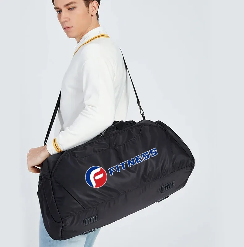 sac de sport haute capacité avec logo personnalisé, sac de voyage haut de gamme, sac de rangement pour ballon de basket, sac d'entraînement de boxe, impression de photo et de nom.