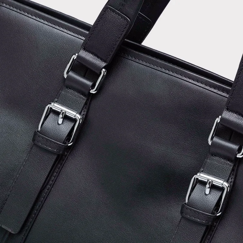 nouveaux hommes en cuir véritable sac à main commercial sacs à bandoulière en peau de vache homme porte-documents sac de messager décontracté sac de voyage sacs pour ordinateur portable