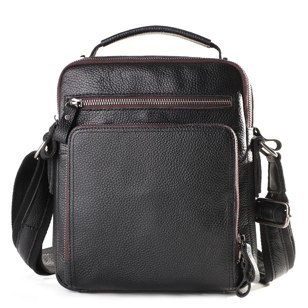 joyir nouveau cuir véritable hommes vintage sacs à main petit rabat hommes sac à bandoulière décontracté bureau sacs de messager mode sac à bandoulière