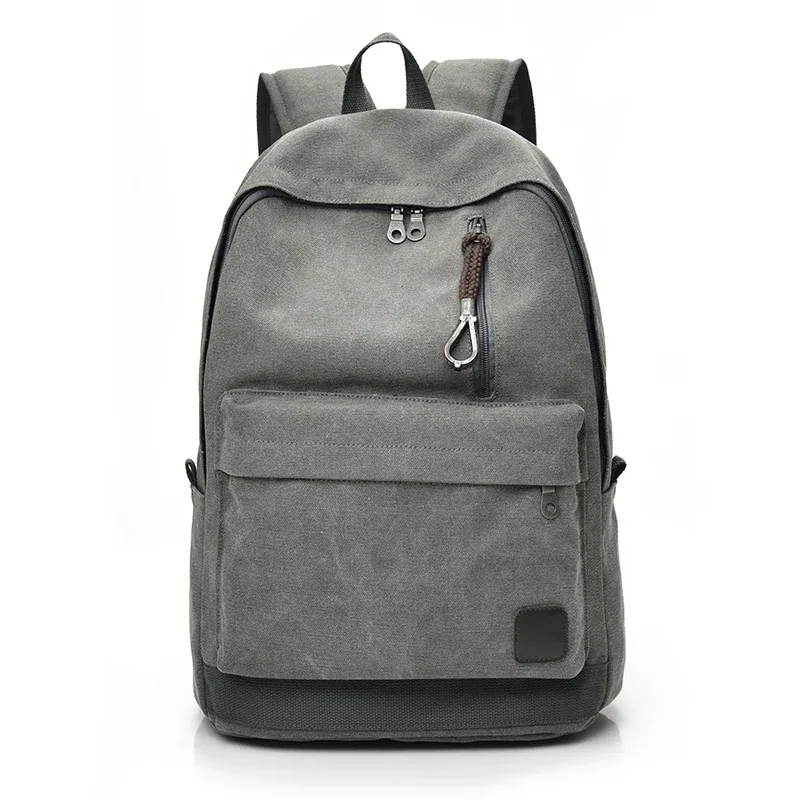 dida bear 2023 femmes hommes toile sacs à dos grands sacs d'école pour adolescent garçons filles voyage ordinateur portable sac à dos mochila sac à dos gris