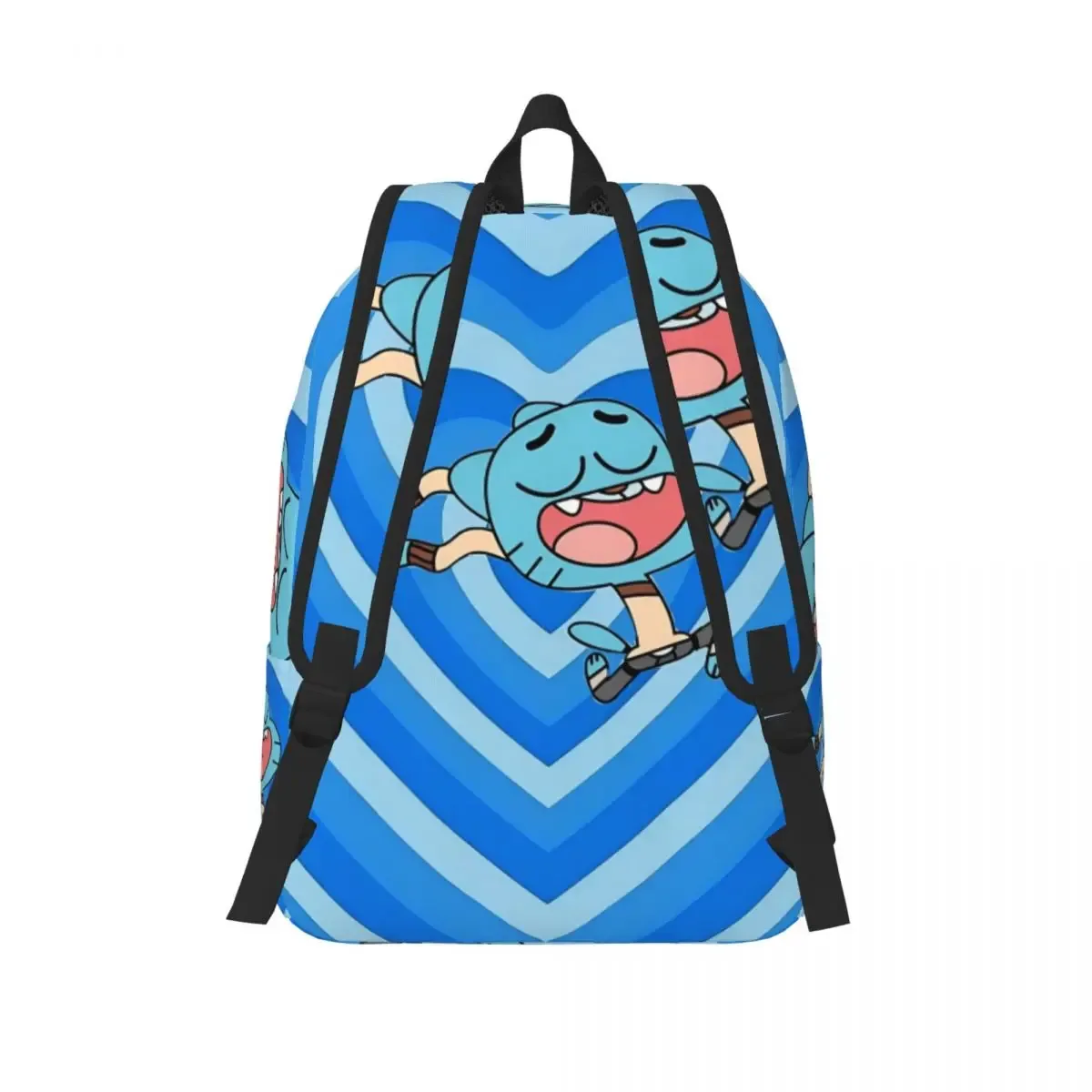 sac à dos classique amazing world of gumballs avec poche pour étudiants, randonnée, voyage, sac à dos pour hommes et femmes, sacs en toile pour ordinateur portable