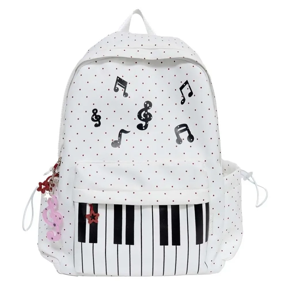 sac à dos pour piano en nylon, multi-poches, design léger, sac pour notes de musique, sangle respirante, grande capacité, sac à dos pour clavier