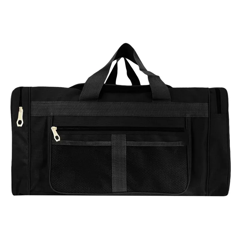 sac de voyage grande capacité, sac à main portable, bagage de transport en plein air, pratique, sacs de sport de week-end pour hommes, lettres aléatoires