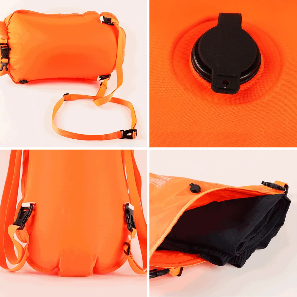 sac à dos étanche 28/35 l pour camping, randonnée, natation, rafting, kayak, randonnée fluviale, pêche, sac à eau en plein air