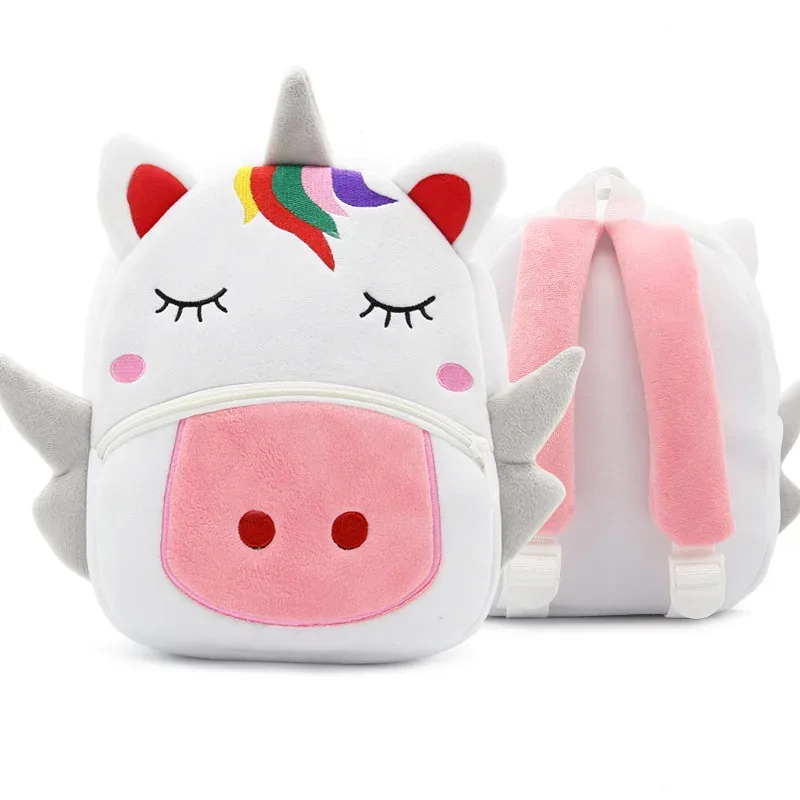 sac à dos créatif en peluche pour enfant, observateur, mignon, animal de dessin animé