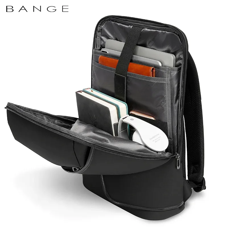 sac à dos d'affaires bange pour hommes, sac à dos d'école imperméable de luxe, sac à dos pour ordinateur portable, sac de voyage, sac à dos esthétique, mode