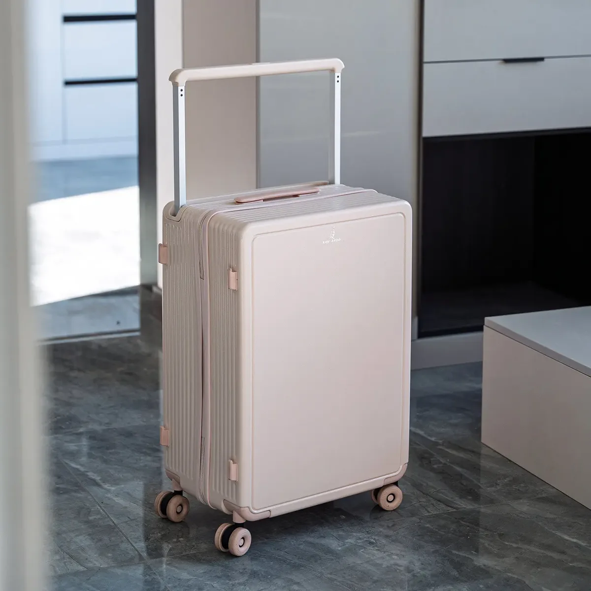 klqdzms valise à fermeture éclair pour femme, valise à roulettes avec cadre en aluminium pour homme, bagages de voyage de grande capacité de 20, 24, 26 et 28 pouces