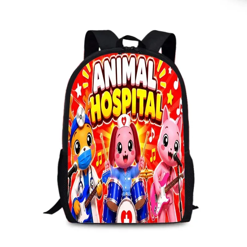 sac à dos d'hôpital vétérinaire pour enfants garçons filles, grande capacité, léger et imperméable pour les élèves du primaire et du collège ﻿