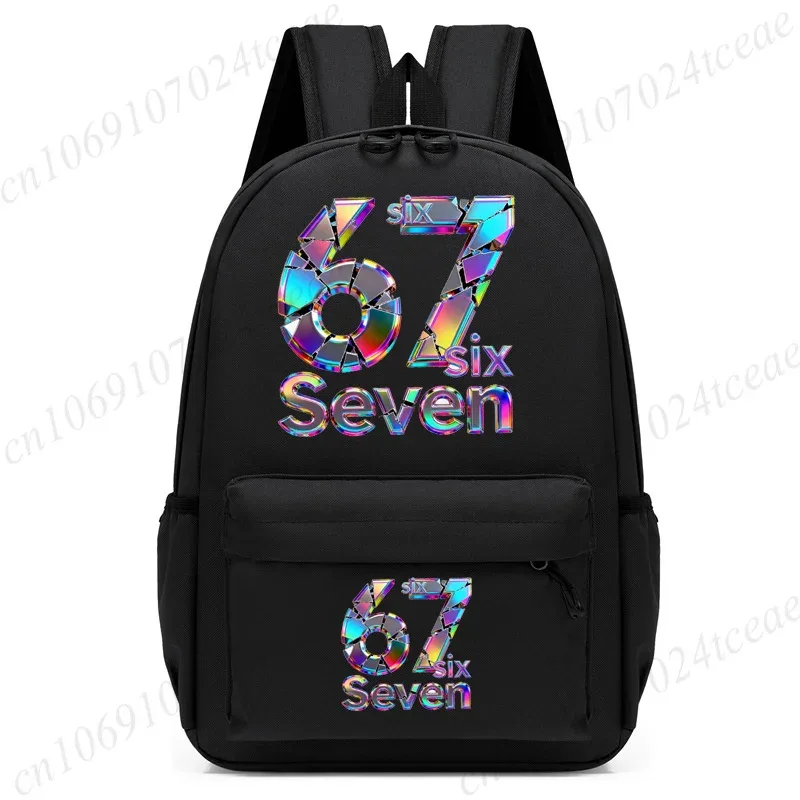 sac à dos d'école pour enfants, sac à dos de maternelle, sac à dos kawaii pour enfants, sac à dos anime six seven 67 meme