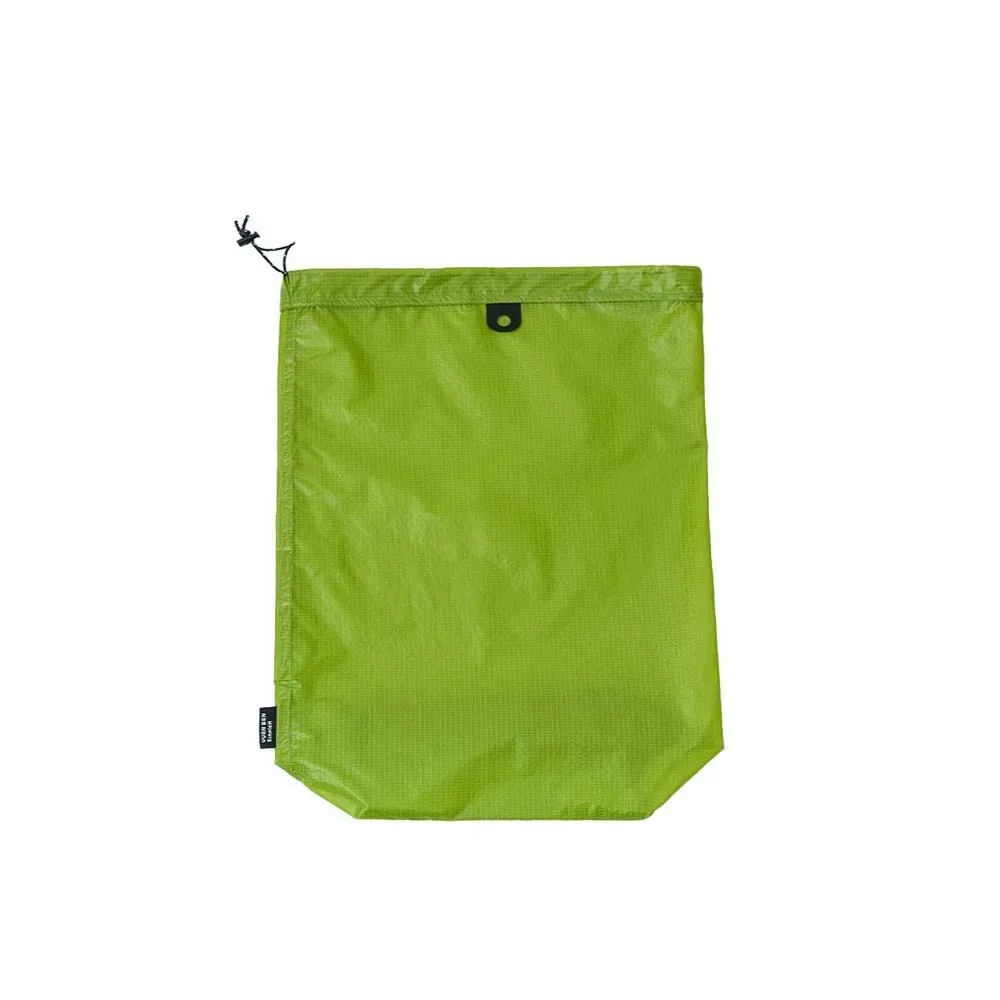 sac de rangement pour pantoufles en nylon enduit de silicone, pochette anti-poussière avec cordon de serrage, sac à chaussures couleur unie m/l