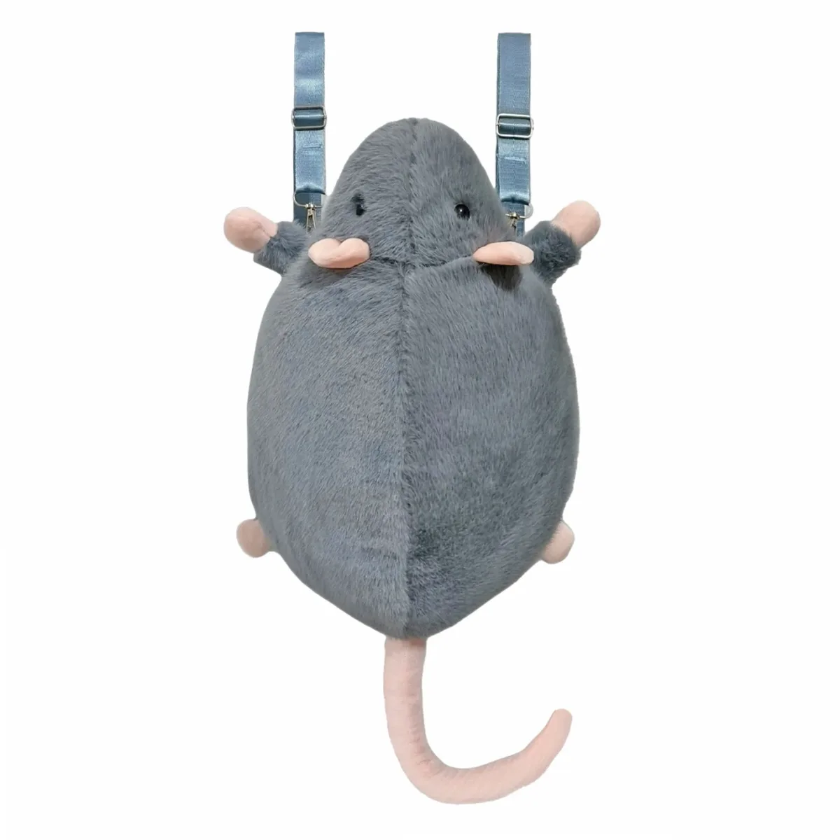 sacs à dos de niche en peluche avec fermeture éclair en forme de souris, nouveau design, sacs à dos amusants à la mode, sacs de transport de grande capacité, 2026