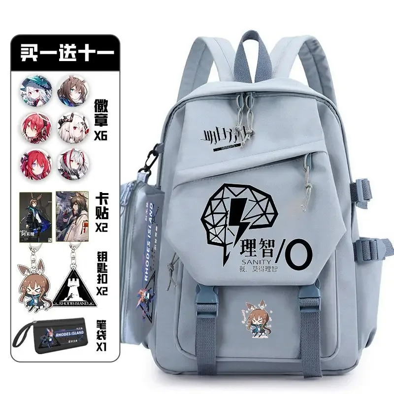 sac dos nylon animaux dessinés poche latérale imprimée fille ange unisexe voyage étudiant adolescents
