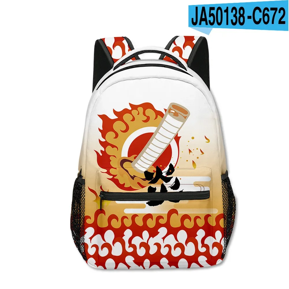 sac dos tissu oxford uni dessin animé géométrique multicouleurs triangles carreaux bandoulière arquée usage voyage