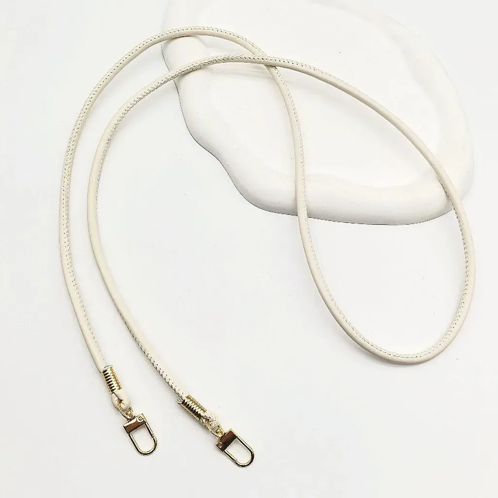nouvelle sangle de remplacement fine et ronde en cuir pu, couleur unie, pour sac bandoulière ou croisé, longue de 120 cm, accessoire cordon de téléphone