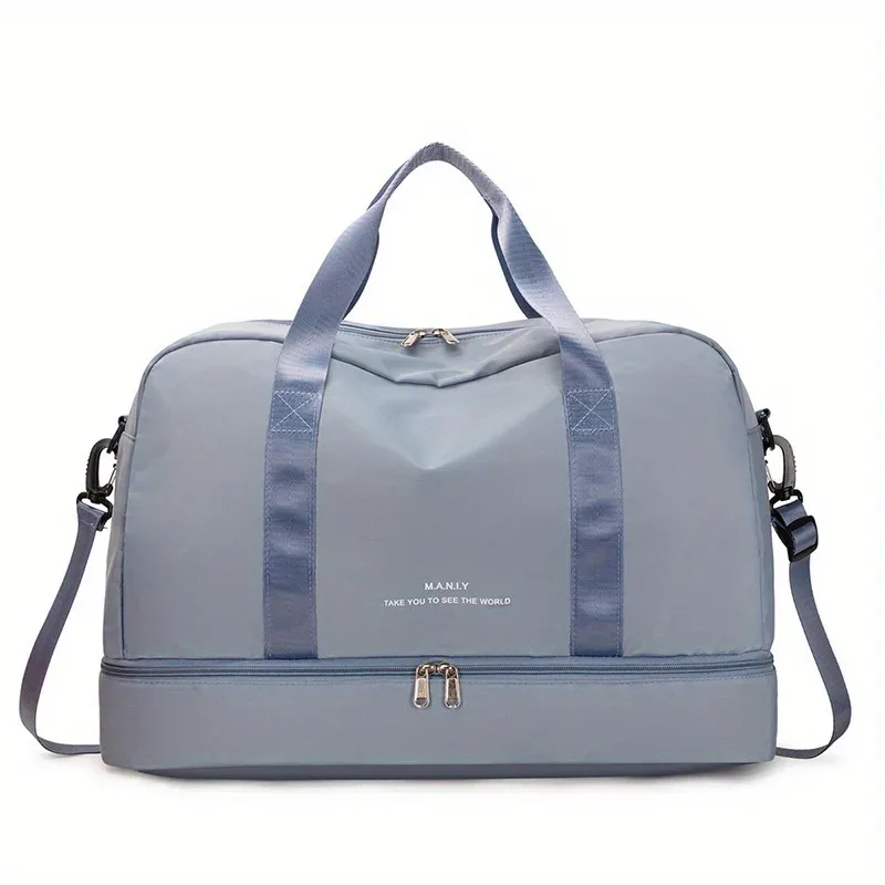sac de voyage extensible pour femmes, sac à main de sport, sac de fitness, grande capacité, sac de nuit pour week-end à une épaule