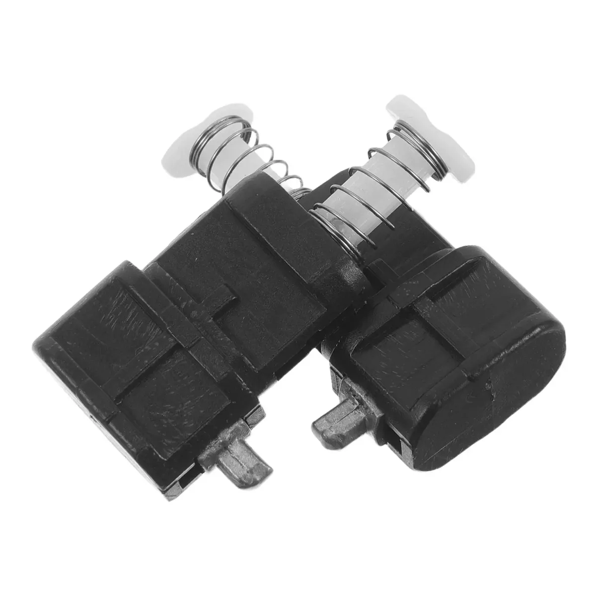 bouton serrure valise tige ressort head ovale blanc plastique noir gris voyage rechange pods voyage