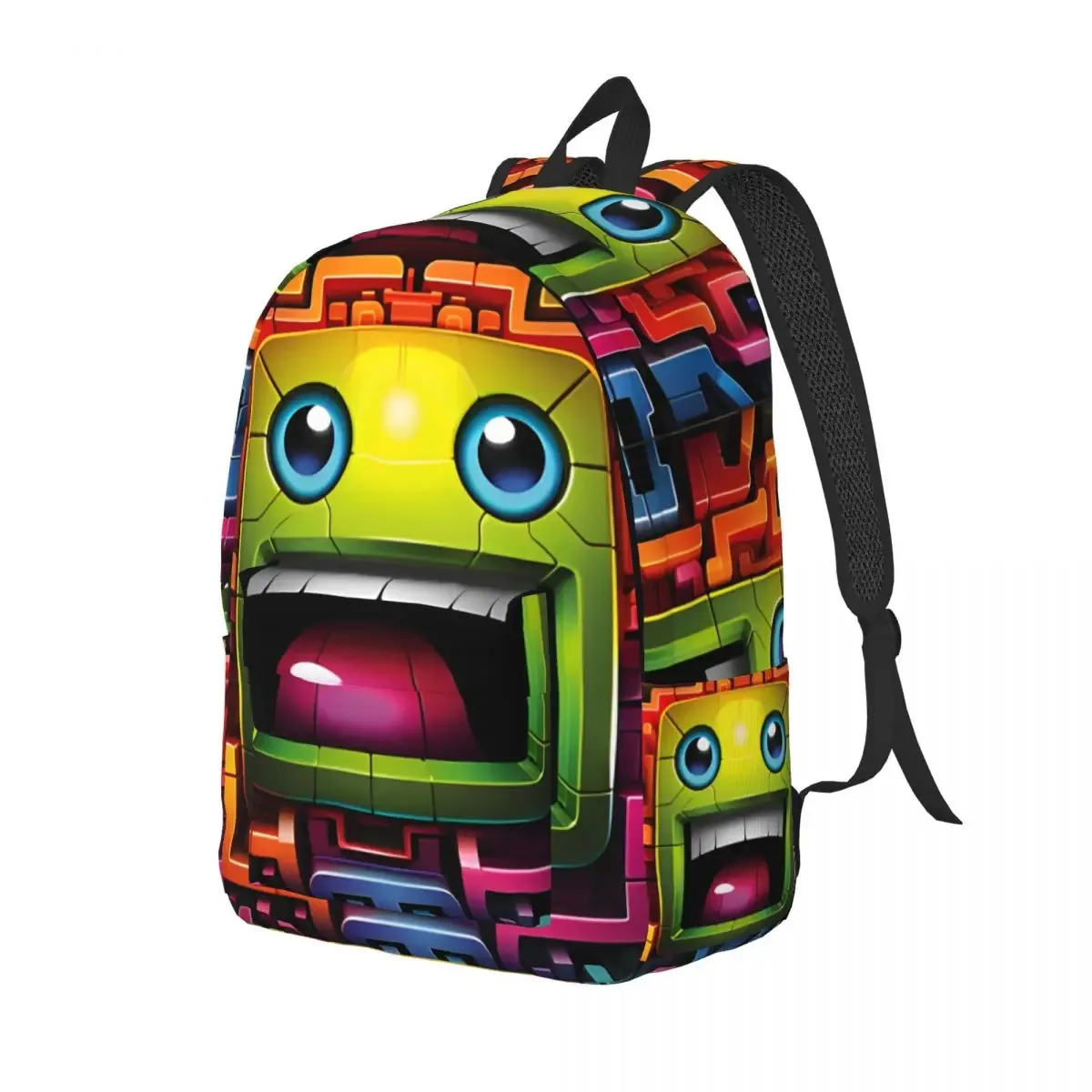 idées de gd géométrie cube gaming dash sac à dos pour hommes femmes mode étudiant randonnée voyage sac à dos collège sac à bandoulière cadeau