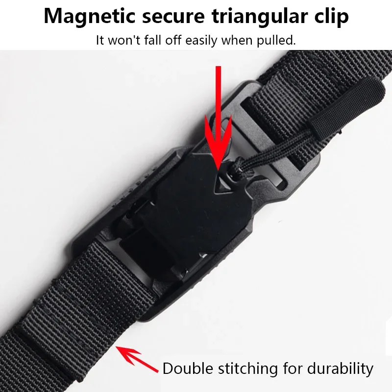 sangle magnétique pour sac à dos, sangle de poitrine détachable facilement, sangle d'épaule réglable, accessoires de sangle pour sac tactique de camping en plein air