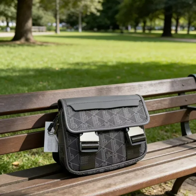 nouveau sac messager rétro imprimé pour homme, sac bandoulière décontracté en pu tendance, sac à main pour garçon à la mode pour ranger le téléphone portable