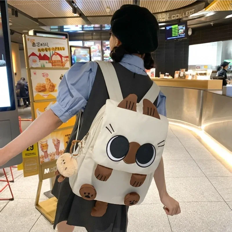 sac à dos kawaii kitty pour étudiants, sac d'école, sac à dos de dessin animé, sac à dos pour ordinateur portable, sac à dos de voyage en plein air pour garçons et filles, cadeaux