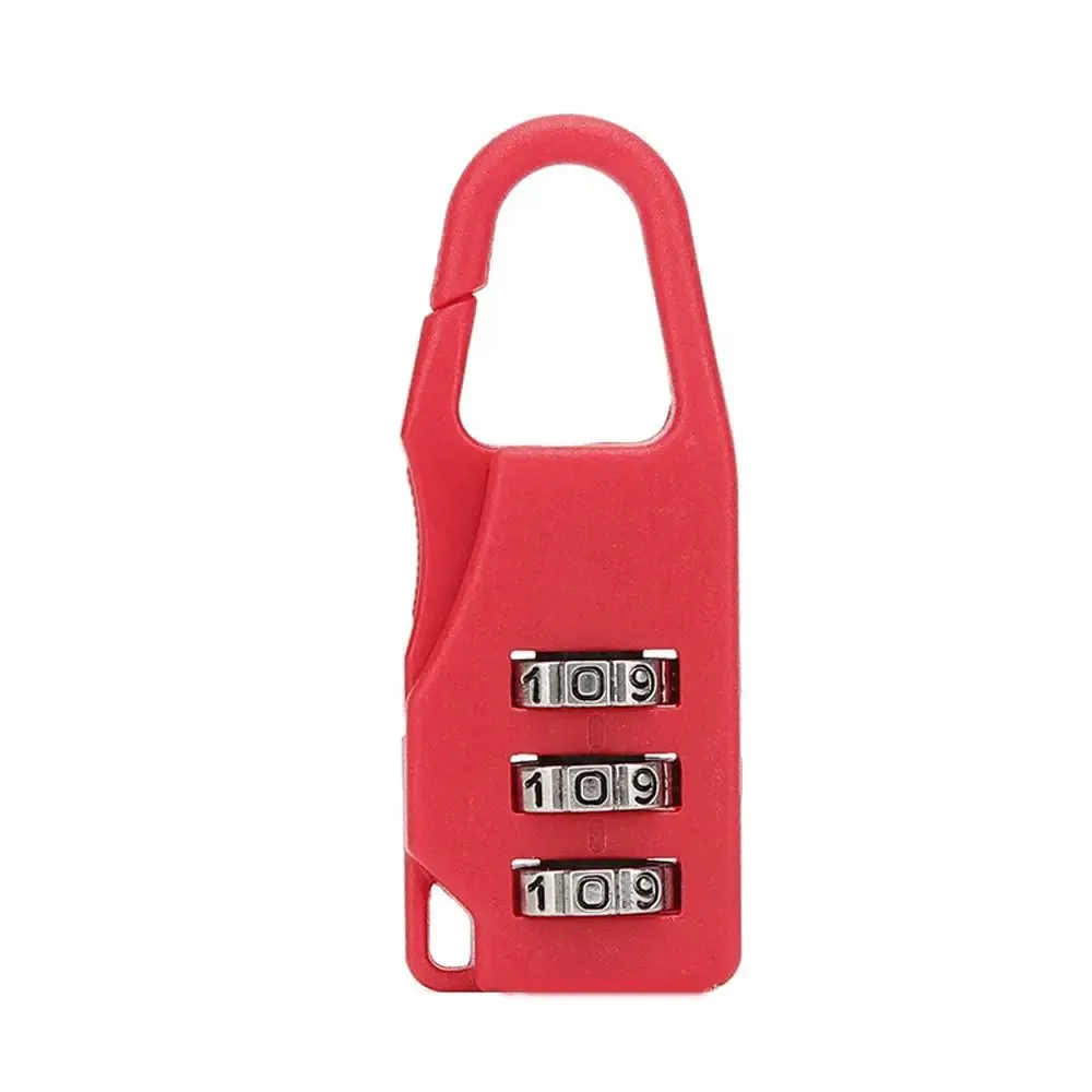 serrure à combinaison de valise à chiffres, mini cadenas à combinaison antivol en plastique, serrure à combinaison pour sac à dos de sécurité à 3 chiffres