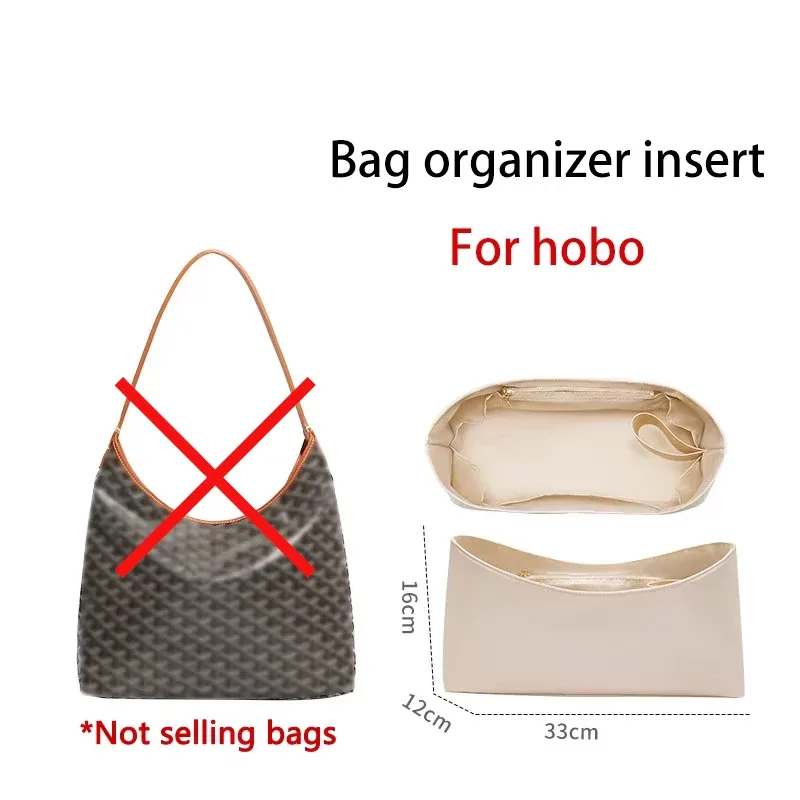 papier dupont pour sac bohe hobo, insert organisateur, sac durable et imperméable, support de rangement ordonné, doublure intérieure, accessoires de sac soignés