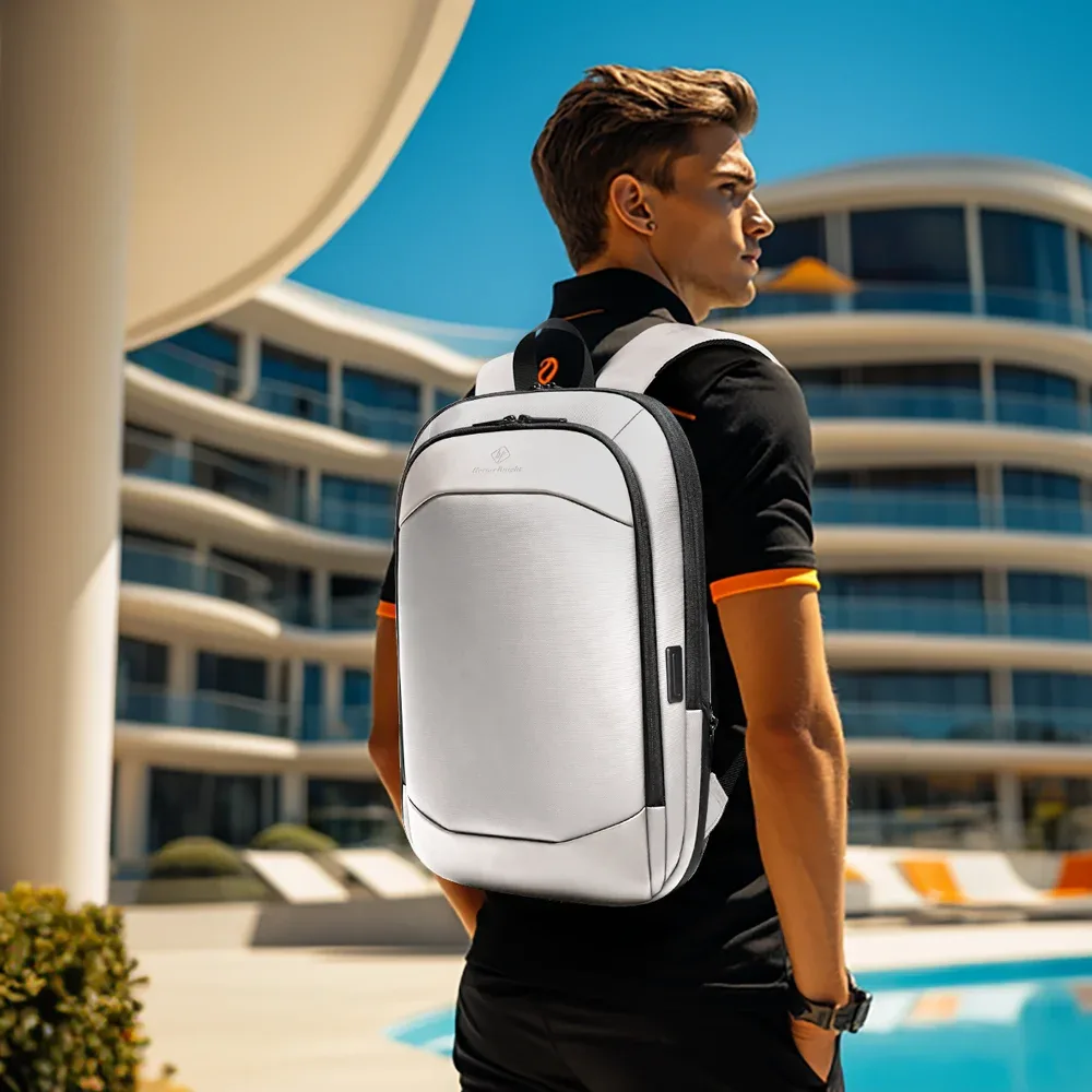 heroic knight – sac à dos de haute qualité pour ordinateur portable de 17 pouces, sac à dos de voyage en tissu oxford imperméable pour hommes d'affaires