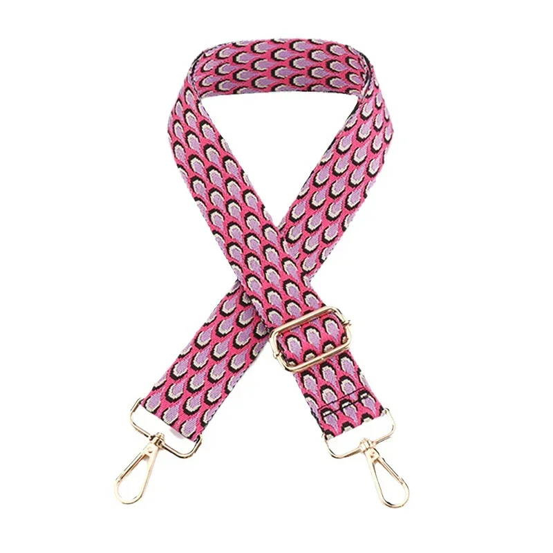 sangle de sacs à bandoulière de 3.8cm de large pour femmes, sangles de remplacement, longueur réglable 75-145 cm, ceinture en nylon, accessoires de sacs