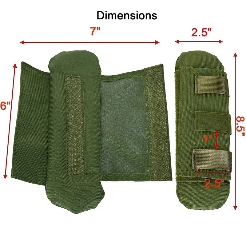 sac à dos épais antidérapant pour l'extérieur, résistant à l'usure, épaulettes, gilet tactique, sac d'épaulettes pour guitare, accessoires de bagages