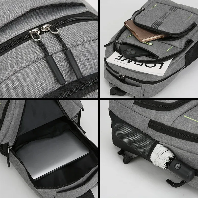 sac à dos de voyage de loisirs, nouveau sac à dos de navetteur professionnel, léger, multi-poches, pour homme