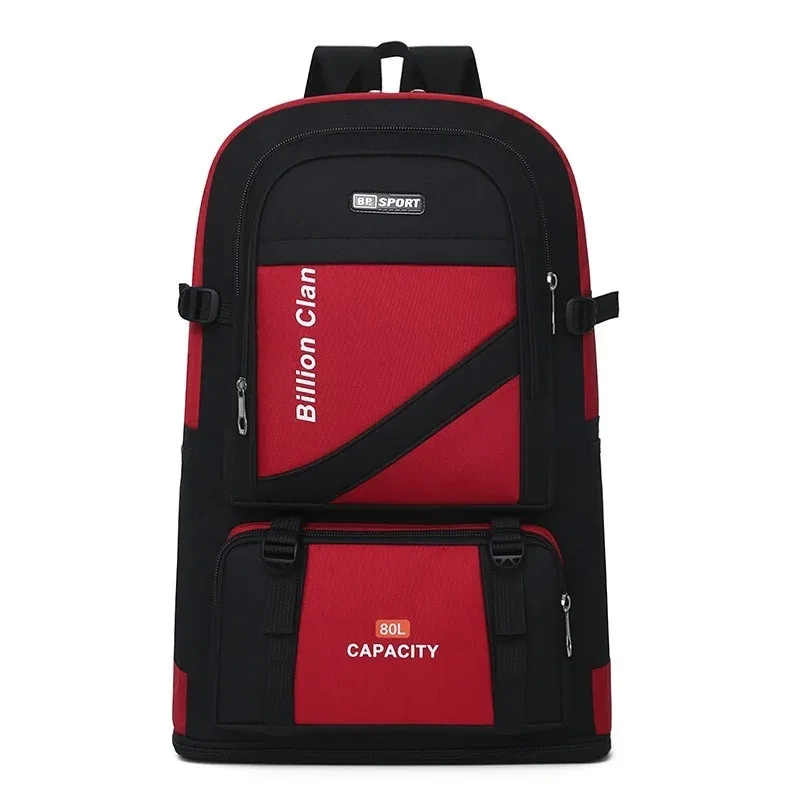 sac à dos extensible de grande capacité 80l pour homme et femme, randonnée en plein air, camping, sac à dos multicolore, bagages de voyage, sac à dos de sport
