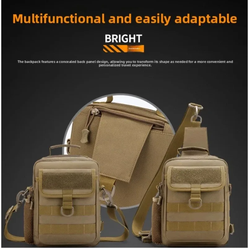 sac de taille militaire tactique molle, sac à main d'extérieur, sac étanche, sac à bandoulière pour camping, voyage, randonnée, trekking, chasse