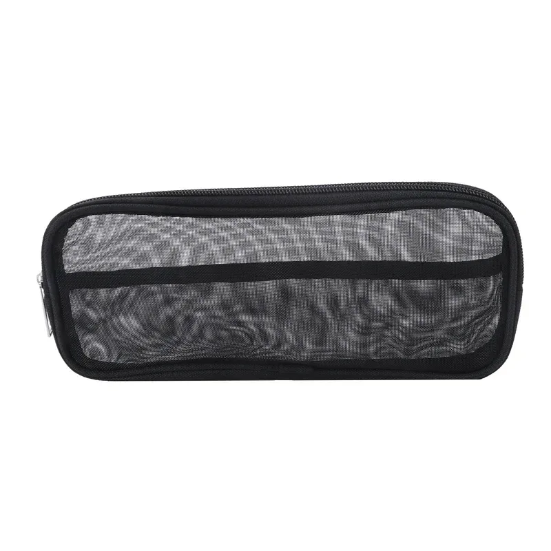 trousse toilette nylon noire fermeture éclair organisateur maquillage box voyage femmes hommes pochette rangement cosmétique