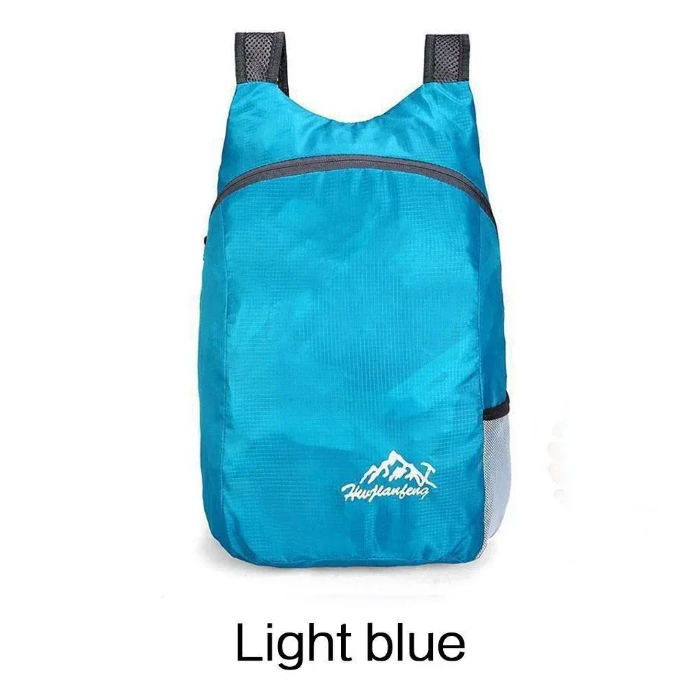sac à dos de sport de plein air pliable et étanche, sac de voyage portable ultra léger adapté au camping, à la course à pied et au fitness