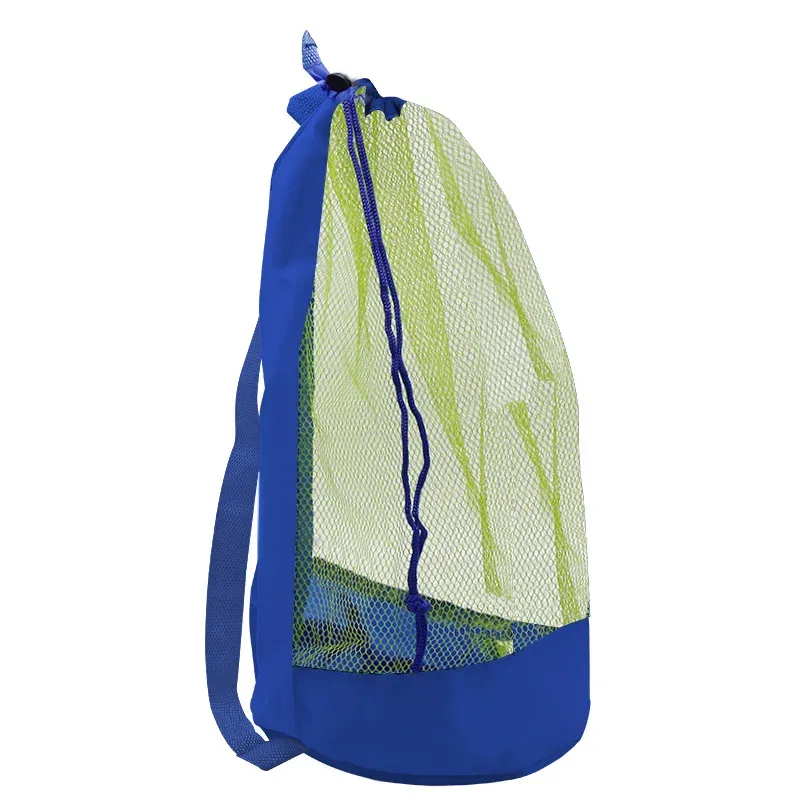 sac de plage pliable et portable en maille, 1 pièce, sac de natation, paniers de jouets de plage, sac de rangement, sacs étanches pour natation en plein air, sac sec