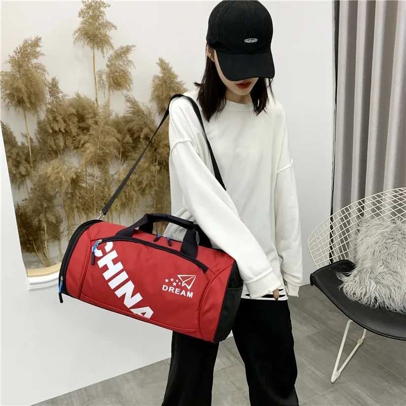 sac de sport avec logo personnalisé pour hommes et femmes, sac d'entraînement de fitness, sac de sport étanche en plein air, sac initié, motif de nom personnalisé