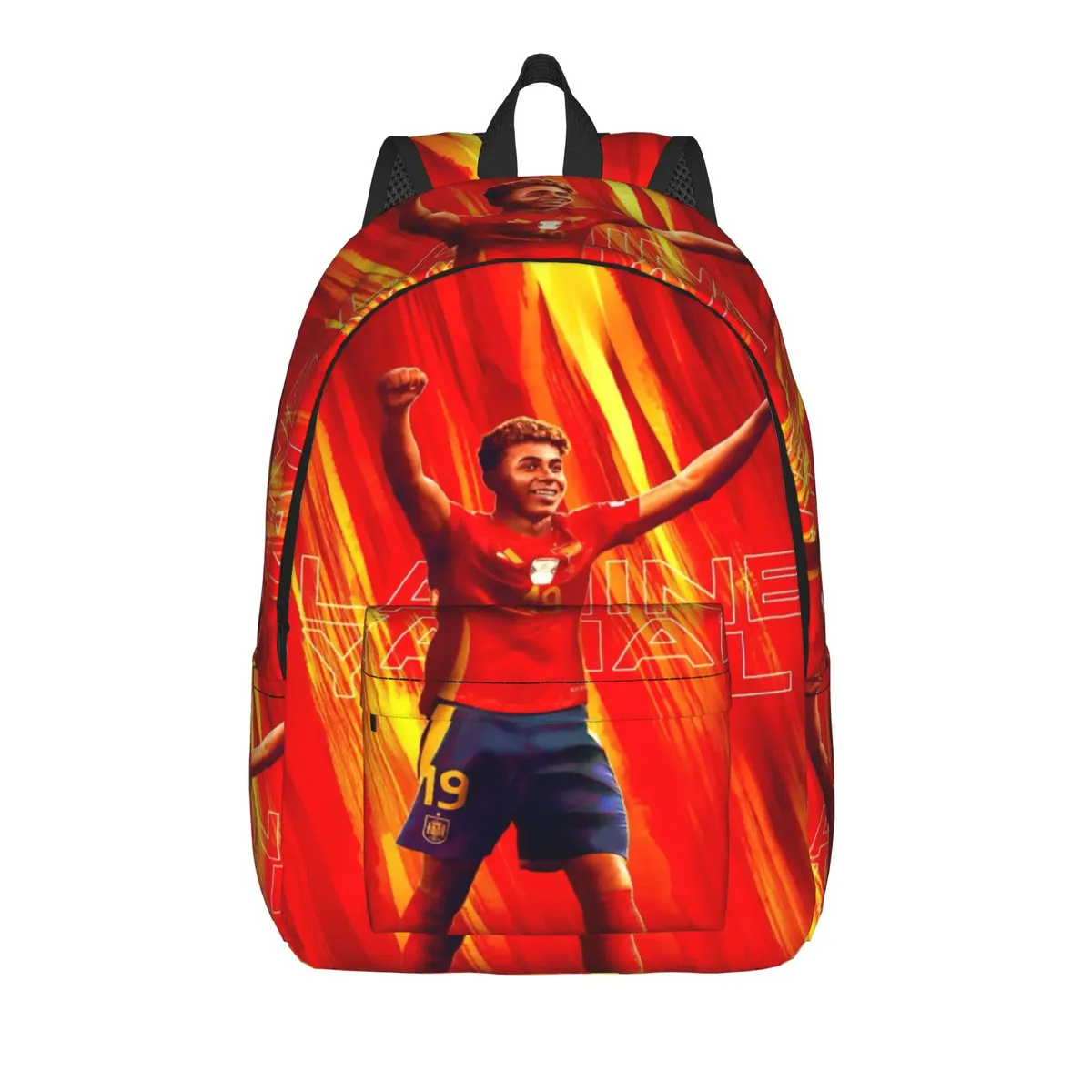 sac à dos lamine y-yamal pour hommes, femmes, adolescents, étudiants, randonnée, voyage, sac à dos de jour, star du football, sacs en toile pour ordinateur portable, extérieur