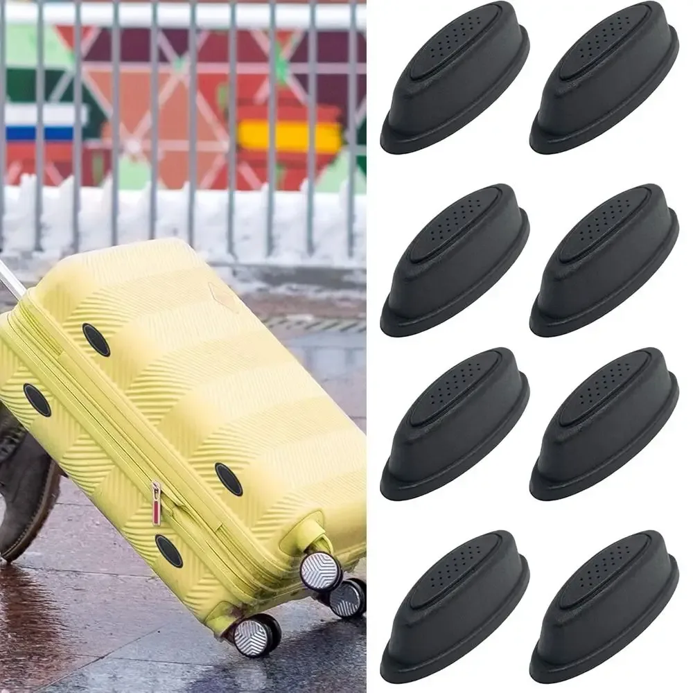 1 paire de coussinets de pieds de bagages, pièce de rechange, support inférieur, pieds de valise, accessoires de pieds avec vis