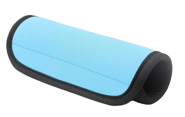 nouvelles protections de poignée de bagage en néoprène imperméables, housses de poignée de sac de voyage souples et rembourrées pour accessoires de voyage