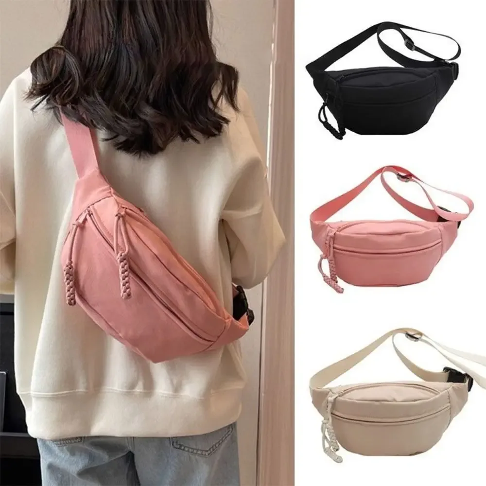 Sac de poitrine demi-lune pour femme, Oxford grill, sacs de taille grande capacité, sacs de ceinture de course étanches, sacs de sport multifonctionnels, nouveau