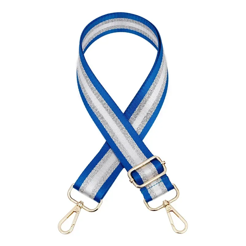 deepeel – sacs à bandoulière pour femmes, sangle de couleur argent soie 80 ~ 3.8cm, sangles réglables, remplacement à une épaule, accessoires de sac à bandoulière, 130cm