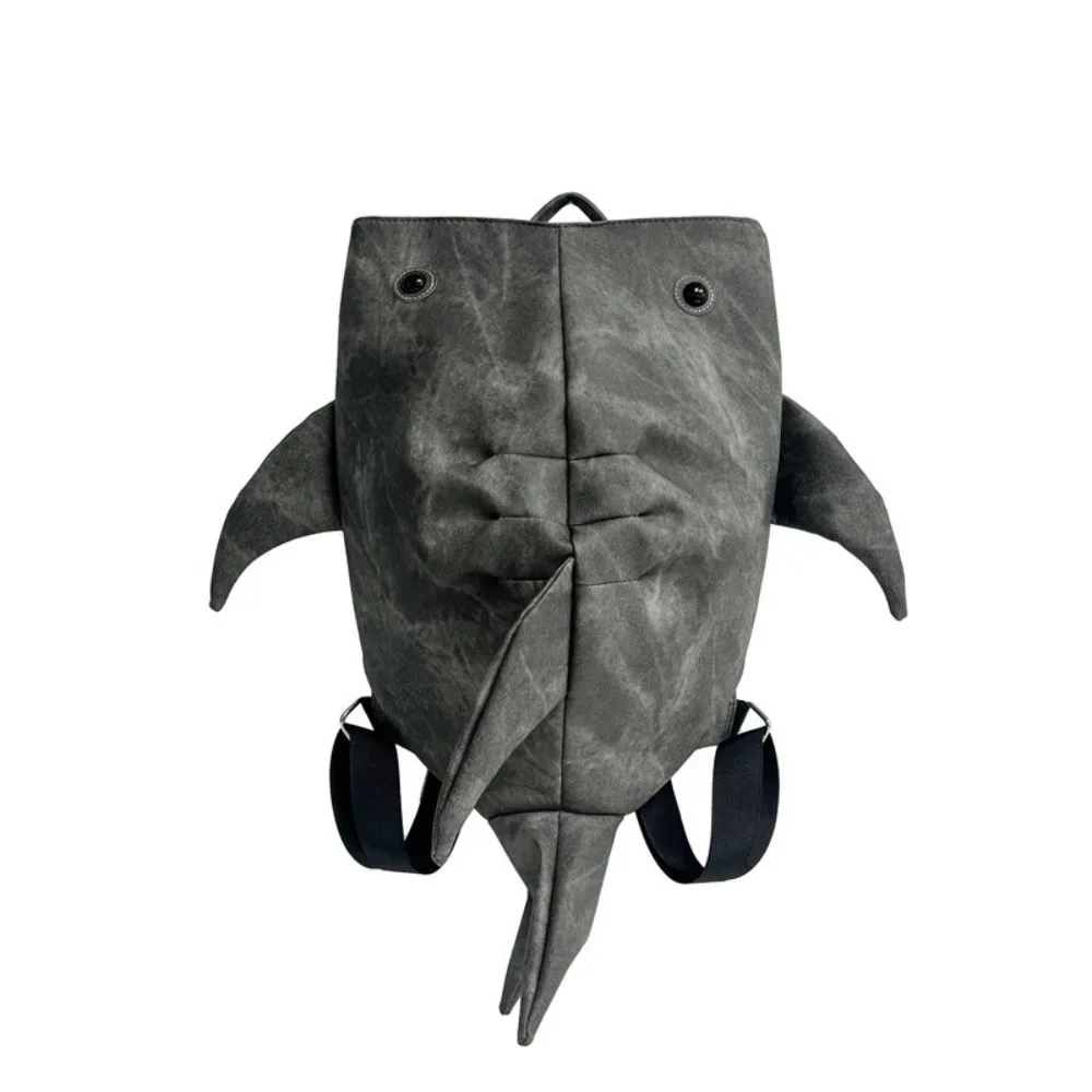 sac à dos en forme de baleine animale de grande capacité, sac à dos oxford grillé, sac à dos étanche à fermeture éclair, sac initié au collège pour étudiants