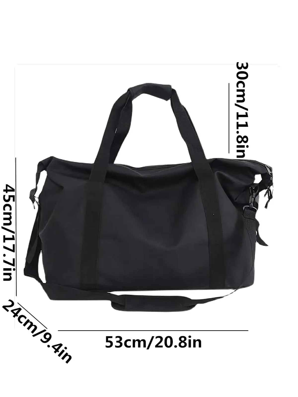 sac de voyage portable, sac de sport et de fitness de grande capacité, sac de rangement léger, sac de voyage à bandoulière