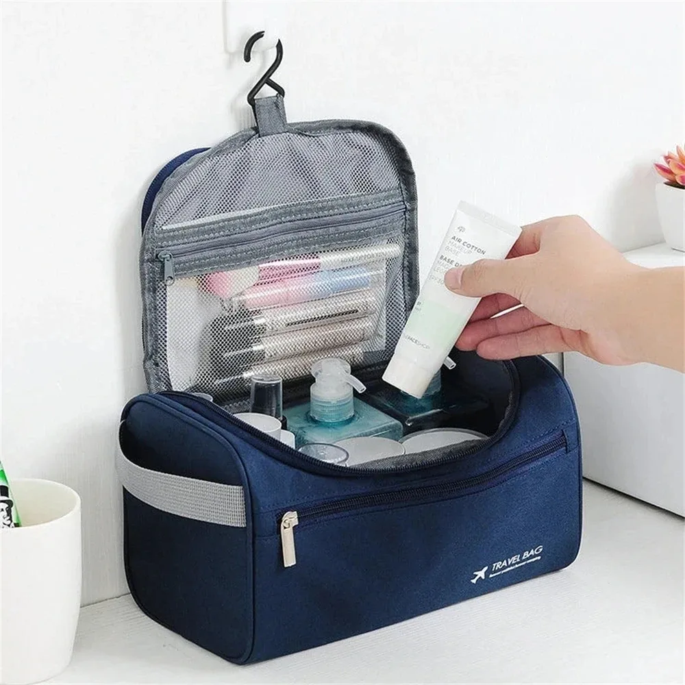 organisateur de trousse de toilette de voyage suspendue et kit dopp d'hygiène de salle de bain avec crochet pour accessoires de voyage articles de toilette salle de bain shav