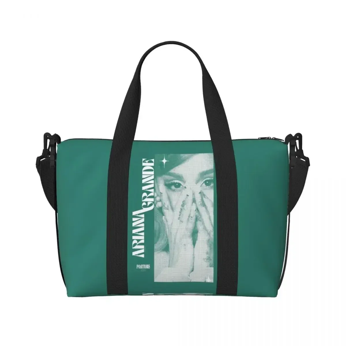 sac de voyage plage eternal sunshine, sac fourre-tout, sac de sport, sac de yoga, sac de shopping, sac à bandoulière pour femme, inspiré de l'album positions rewind d'ariana grande