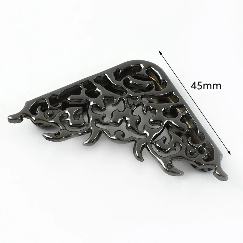 deepeel-boucles de protection des bords du sac à main, décoration d'angle de sac à bagages, fermoirs en métal, accessoires de quincaillerie de bricolage, 25mm, 35mm, 40mm, 45mm, 54mm, 5/10 pièces