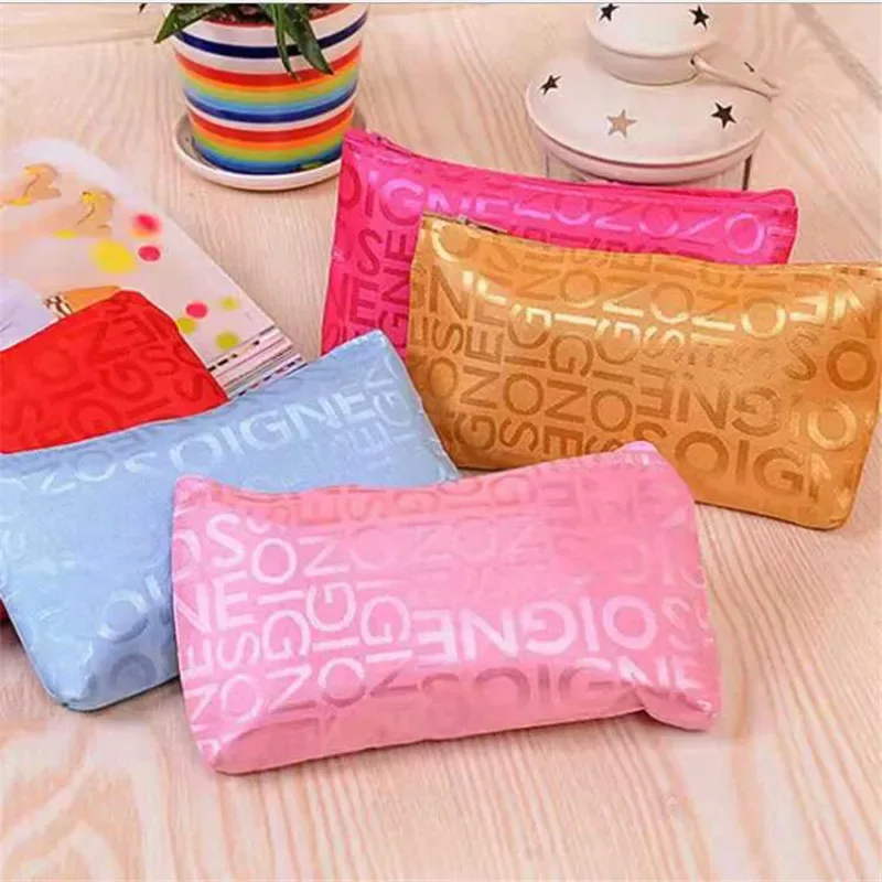 sac à cosmétiques portable avec fermeture éclair pour femme, trousse de maquillage, trousse de beauté multifonctionnelle, trousse de voyage, trousse de maquillage en poudre, trousse de toilette, porte-évaluation, mignon