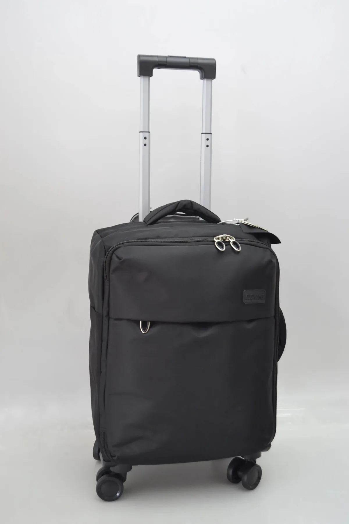 valise de cabine souple en tissu oxford imperméable, bagage à main de 20 pouces avec sac de chariot à roulettes, serrure tsa légère