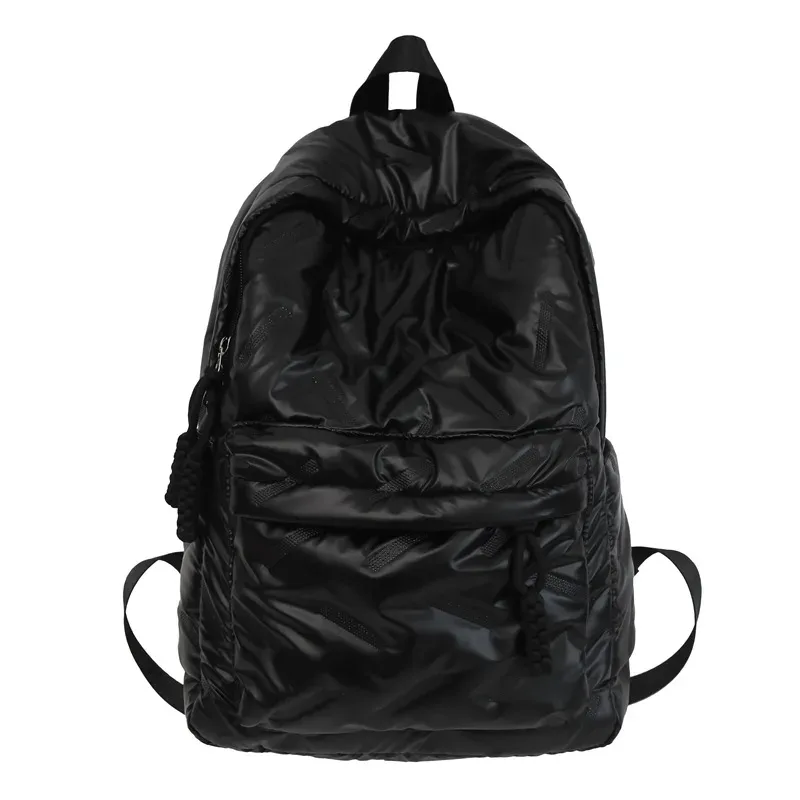 Sac à dos décontracté de grande capacité, simple, unisexe, tendance, polyvalent, petit sac à dos de niche, haute valeur esthétique