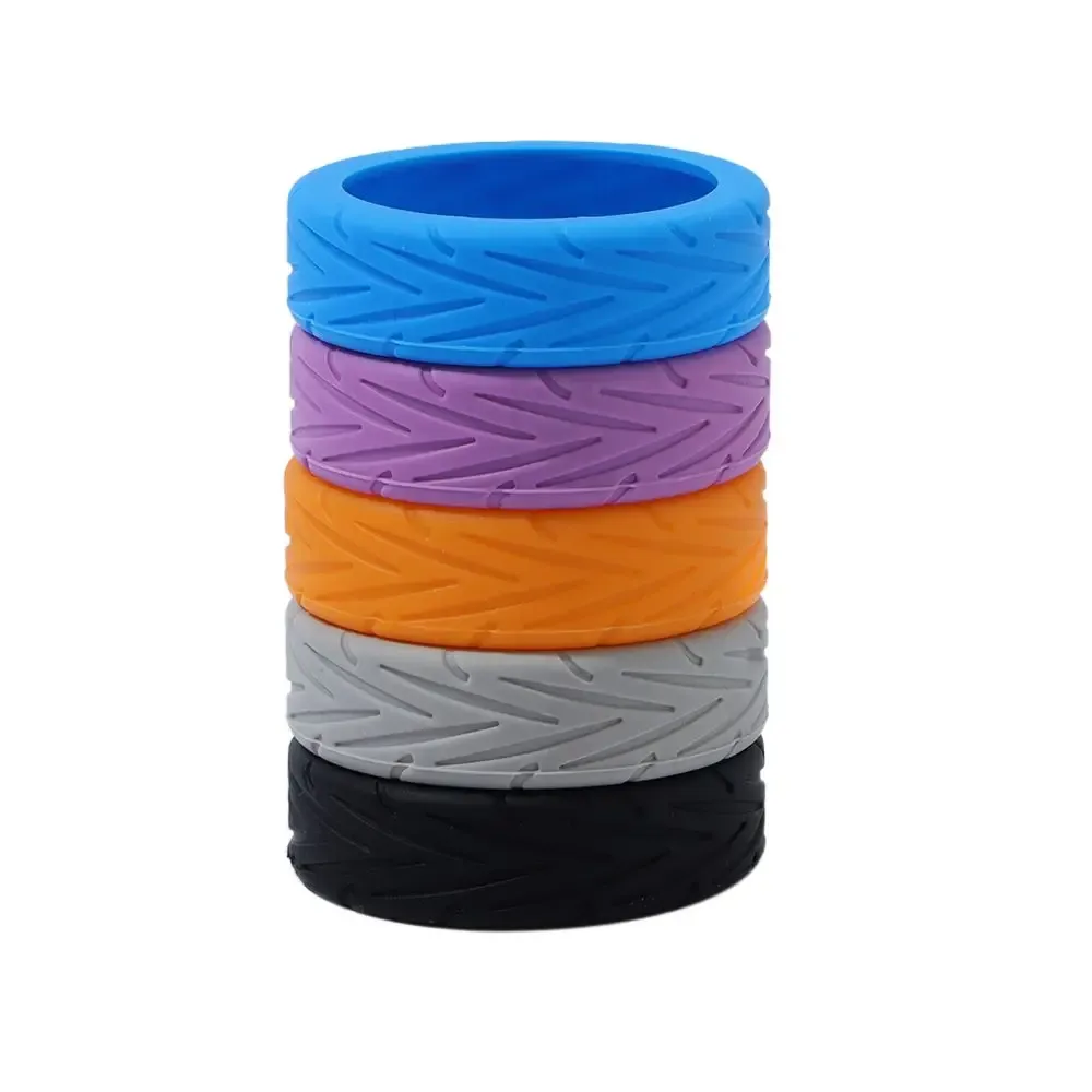 anneaux caoutchouc protection roues valises voyage couleur doré marron rose bleu argent orange blanc rouge silencieux epais tâche pneu motif